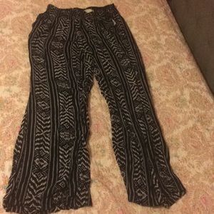 Black and white pants